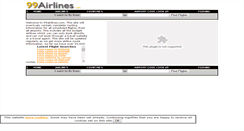 Desktop Screenshot of 99airlines.com
